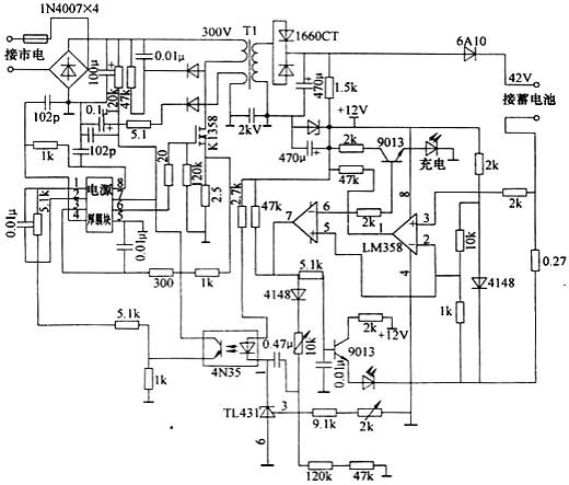 電動(dòng)車(chē)充電器電路圖