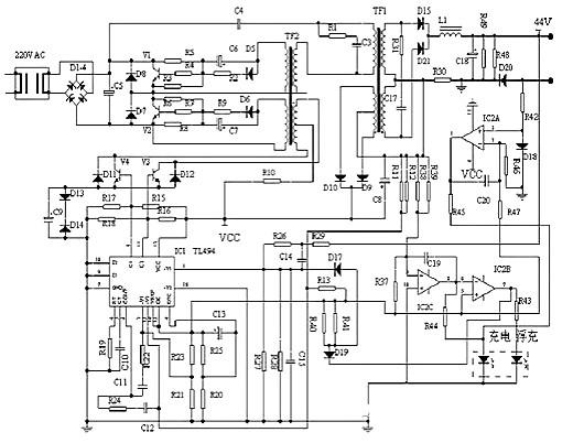 電動(dòng)車(chē)充電器電路圖