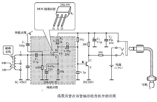 場(chǎng)效應管放大電路圖