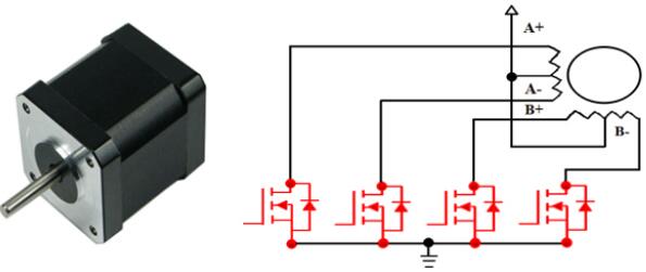 步進(jìn)馬達驅動(dòng)MOS管