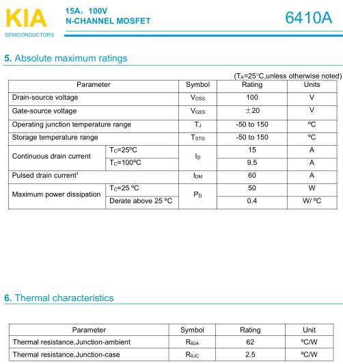 KIA6410替代,TIP122,MOS管