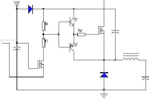 MOSFET柵極,驅動(dòng)電路,PNP