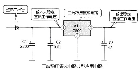 三端穩壓管內部電路圖