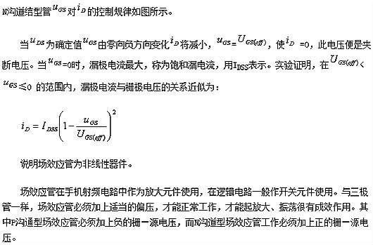 結型場(chǎng)效應管,JFET