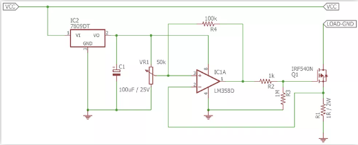 Mosfet過(guò)流保護電路