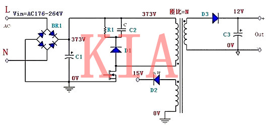 開(kāi)關(guān)電源元器件的電壓應力分析-KIA MOS管