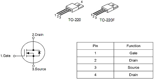 20A 500V場(chǎng)效應管 TO-220 KNX7150A MOS管?原廠(chǎng)原裝-KIA MOS管