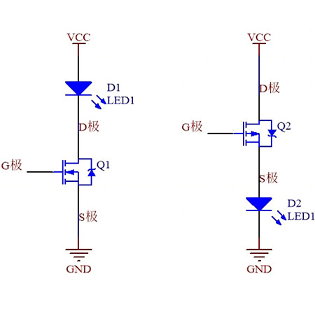 MOS管的開(kāi)關(guān)特性,MOS管開(kāi)關(guān)電路的連接方法-KIA MOS管